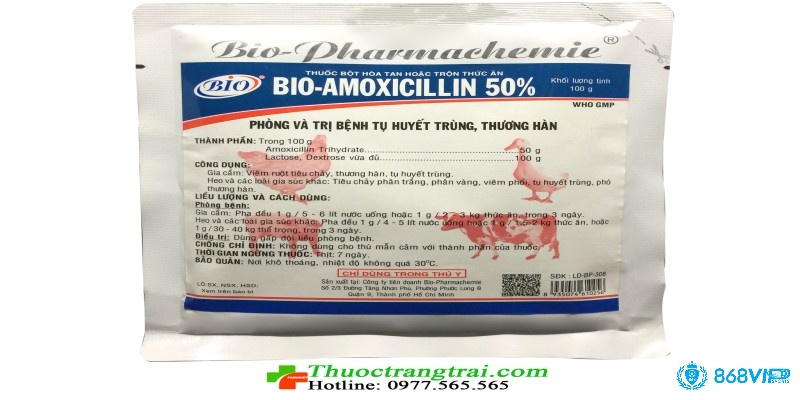 Kết hợp Amoxicilin với Vitamin C giúp gà nhanh mọc lại cựa