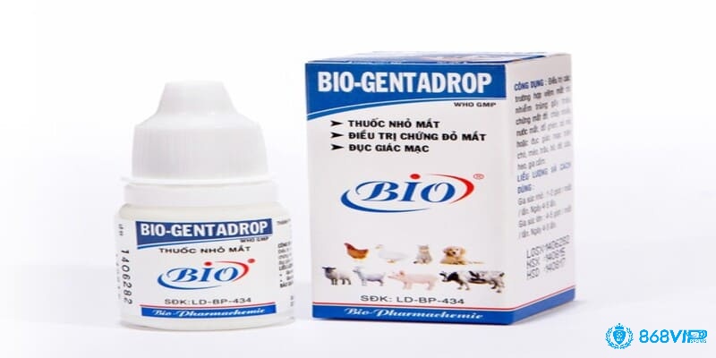 Dùng BIO – GENTADROP để nhỏ từ 1 đến 2 giọt cho bên mắt bị thương của gà