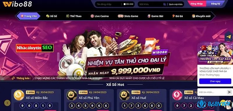 Kho trò chơi đa dạng từ casino đến các loại Slots game