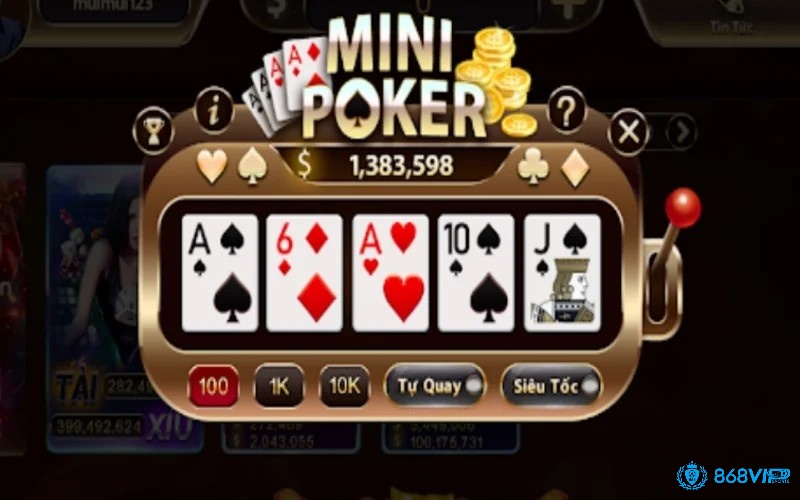 Kinh nghiệm để chơi đúng luật chơi Mini Poker hay nhất