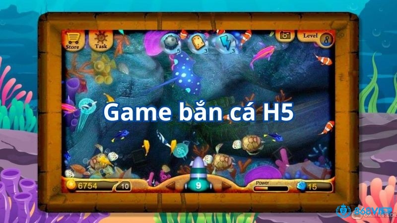 Cùng nhà cái 868vip tìm hiểu về game bắn cá H5 nhé