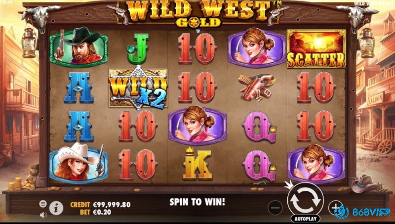 Tỷ lệ trả thưởng của Wild Wild West cực hấp dẫn tương ứng với các biểu tượng khác nhau