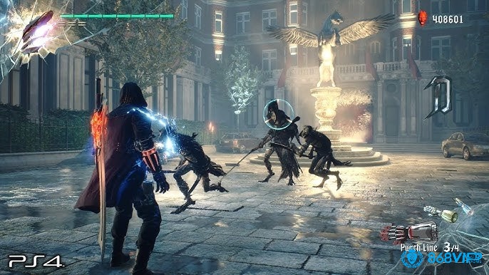 Các kiểu chặt chém nhanh và vô cùng sôi động trong Devil May Cry 5