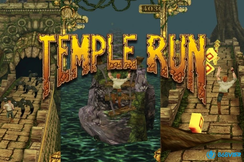 Temple Run: Chạy vô tận, né tránh chướng ngại vật, và thu thập tiền vàng