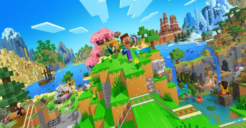 Tự tạo thế giới trong Minecraft và tuỳ chọn chế độ để bắt đầu khám phá và sinh tồn