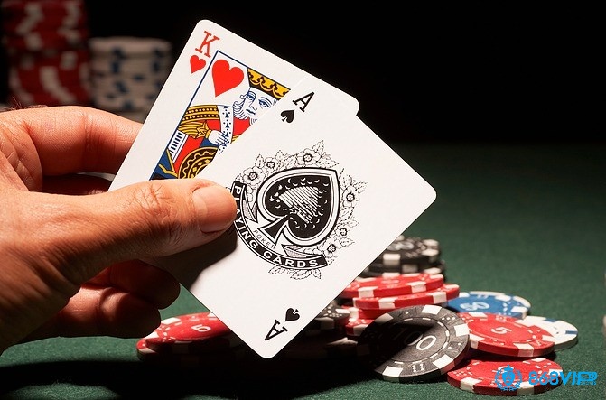 Xì dách ( K cơ - A bích) trong bài Blackjack