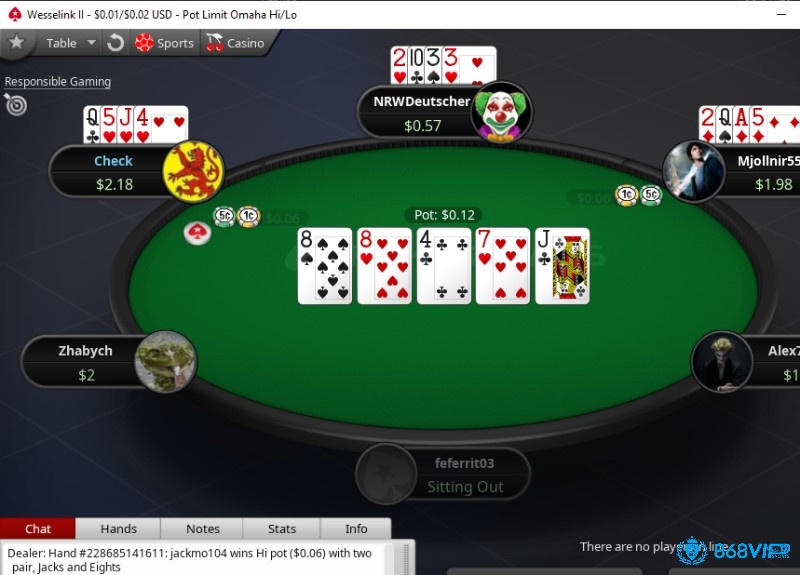 No-Limit Omaha (NLO) là biến thể hấp dẫn và thu hút đông đảo anh em cược thủ tham gia