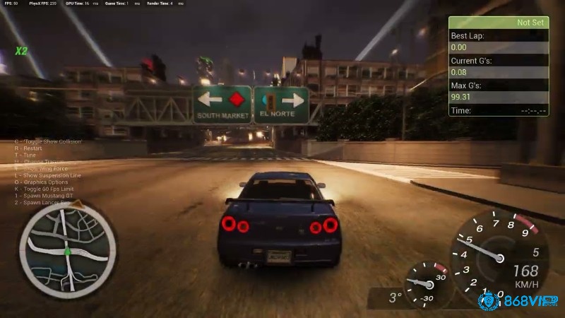 Need for Speed: Underground Revolution nổi bật với cơ chế drift được cải tiến