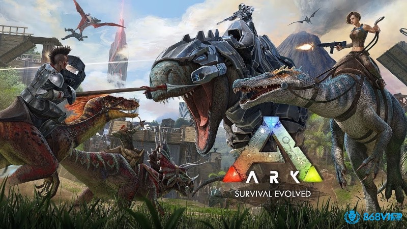 Giao diện ARK: Survival Evolved Mobile 2025 với đồ họa sắc nét và hiệu ứng sống động