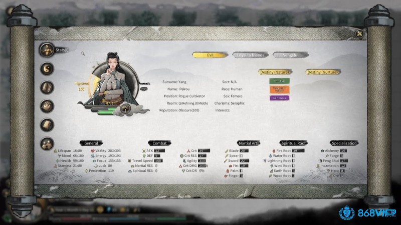 Những bậc tu luyện trong game tales of immortal