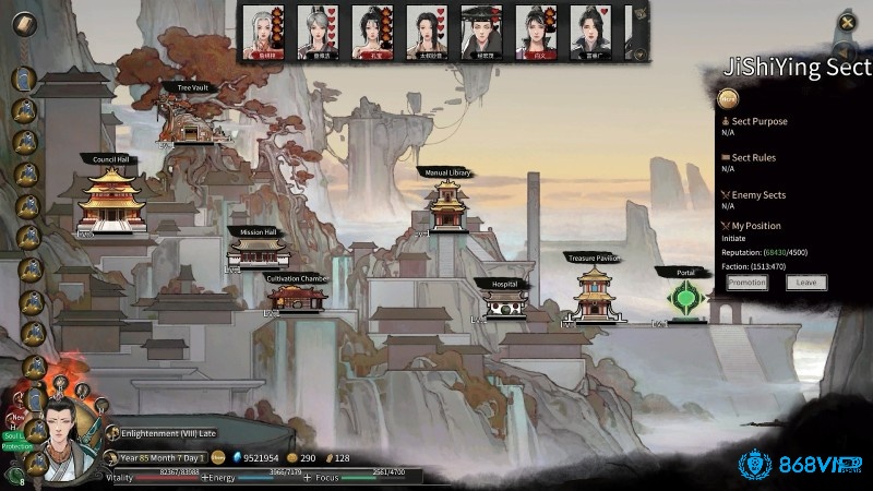 Những vùng đất mới lạ trong game tales of immortal