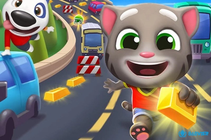 Thu thập càng nhiều vàng càng tốt trong talking tom gold run