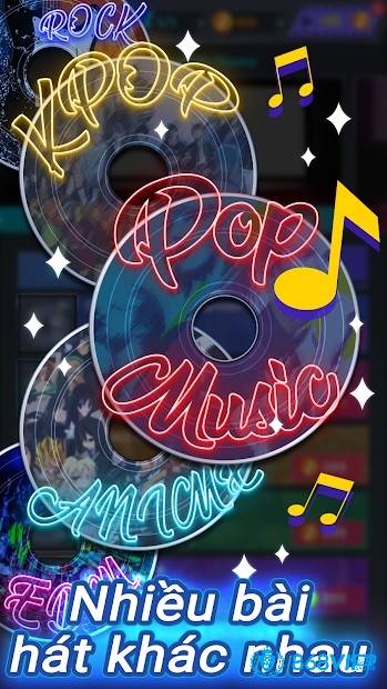 Game Tap Tap Music có đồ họa đẹp mắt và hiện đại thu hút người chơi