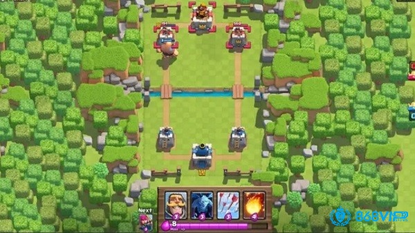 Lựa chọn một trong ba chế độ chơi trong Clash Royale