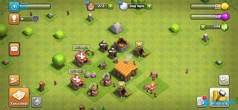 Game Clash of Clans có lối chơi chiến thuật theo thời gian thực hấp dẫn và cuốn hút