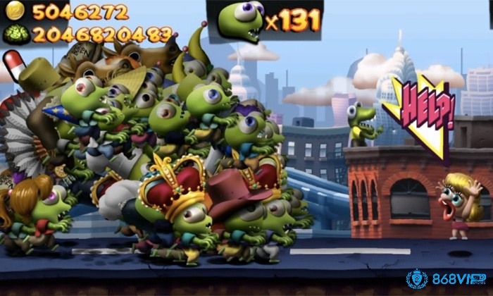 Zombie Tsunami đơn giản và dễ điều khiển phù hợp với nhiều đối tượng người chơi