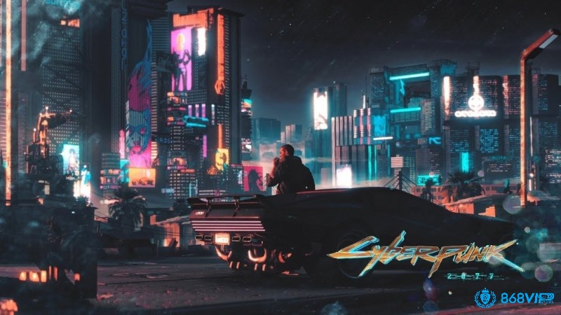 Cyberpunk 2077 tái hiện thành phố tương lai với nhân vật và nhiệm vụ đầy chiều sâu.